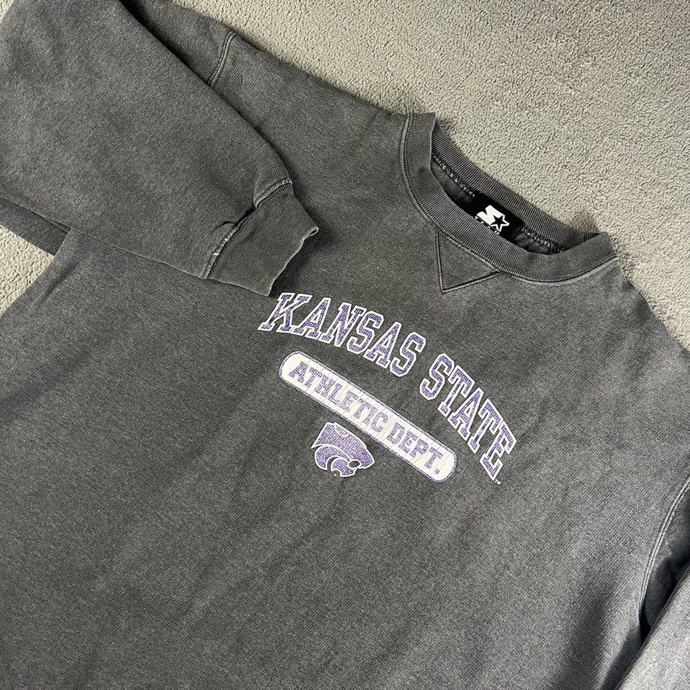 The Kansas State Wildcats Vintage Starter Sweatshirt in size XL